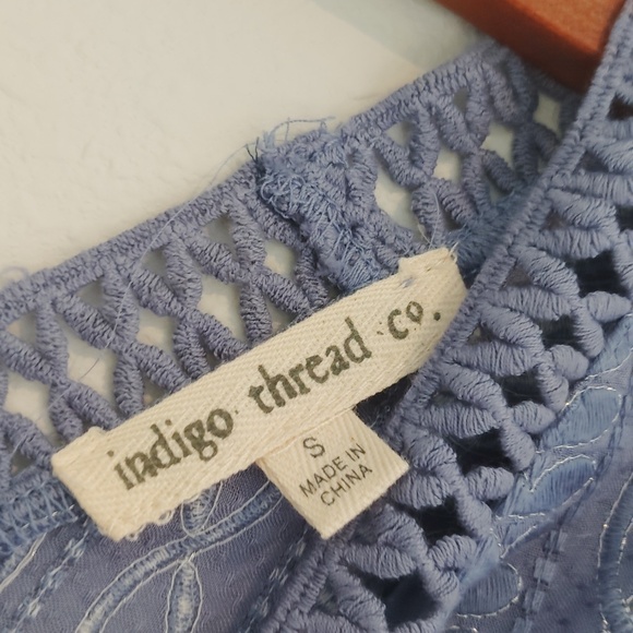 Indigo Thread Co 100% Cotton Periwinkle Dress - Picture 5 of 6